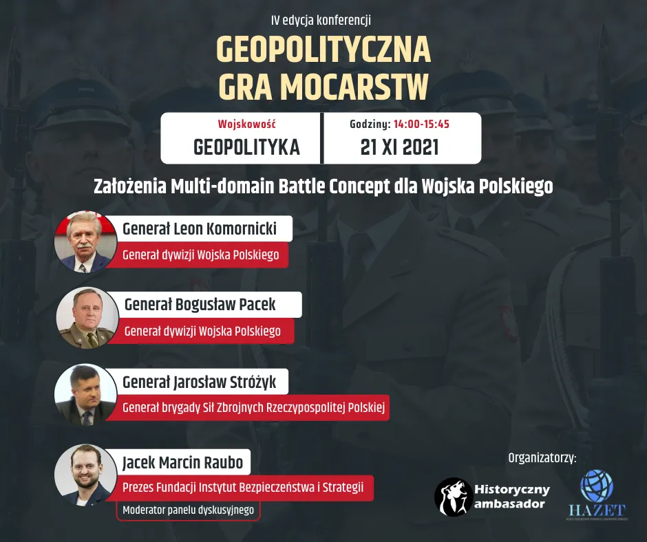 Materiał archiwalny konferencji Geopolityczna Gra Mocarstw – 2021